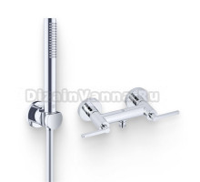 Душевой комплект Смеситель для душа Kludi Nova Fonte Puristic 207100515 хром + Гарнитур Puristic 2085005-15