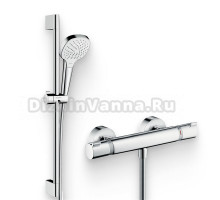 Душевой комплект Термостат Hansgrohe Ecostat Comfort 13116000 для душа + Гарнитур Croma Select E Vario 26582400