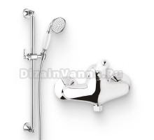 Душевой комплект Смеситель для душа Cezares Elite ELITE-DM-01-Bi + Гарнитур Liberty LIBERTY-F-SD-01