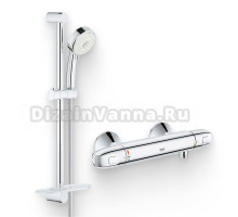 Душевой комплект Термостат Grohe Grohtherm 1000 New 34143003 для душа + Гарнитур New Tempesta Cosmopolitan 27577002