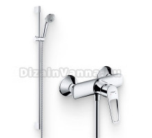 Душевой комплект Смеситель для душа Hansgrohe Novus Loop 71360000 + Гарнитур Crometta 85 Multi 27766000 Unica Crometta