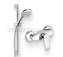 Душевой комплект Смеситель для душа Kludi Pure&Solid 348410575 + Гарнитур Freshline 6793005-00