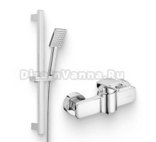 Душевой комплект Смеситель для душа Swedbe Kronos 2020 хром + Гарнитур Calypso 5085