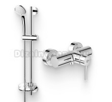 Душевой комплект Смеситель для душа Ideal Standard Ceraline BC200AA + Гарнитур IdealRain B9503AA