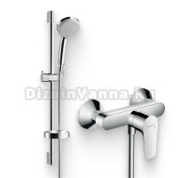 Душевой комплект Смеситель для душа Hansgrohe Talis E 71760000 + Гарнитур Croma 100 Vario 27771000 Unica C
