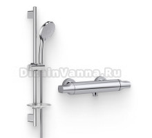 Душевой комплект Термостат Jacob Delafon Aleo E72352-CP для душа + Гарнитур Awaken E99899RU-CP