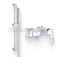Душевой комплект Смеситель для душа Grohe Eurocube 23145000 + Гарнитур Euphoria Cube 27936000