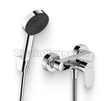 Душевой комплект Смеситель для душа Hansgrohe Rebris S 72640000 хром + Гарнитур Pulsify 105 1jet 24301000 1,25 м, хром