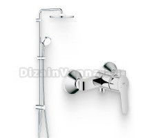 Душевой комплект Смеситель для душа Grohe BauEdge 23333000 + Стойка Tempesta Cosmopolitan System 250 26675000