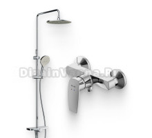 Душевой комплект Смеситель для душа AM.PM Tender F45A20000 + Стойка Like F0780200