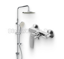 Душевой комплект Смеситель для душа AM.PM Tender F45A20000 + Стойка Like F0780064