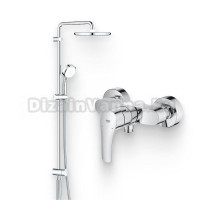 Душевой комплект Смеситель для душа Grohe Eurosmart 33555003 + Стойка Tempesta Cosmopolitan System 250 26675000
