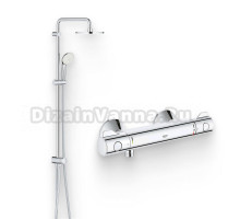 Душевой комплект Термостат Grohe Grohtherm 800 34558000 для душа + Стойка New Tempesta Rustic 26452001