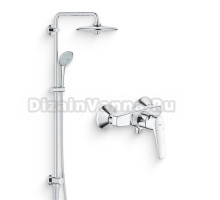 Душевой комплект Смеситель для душа Grohe BauFlow 23632000 + Стойка Euphoria 27421002