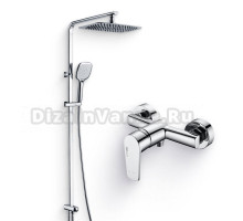 Душевой комплект Смеситель для душа Wasserkraft Dill 6102 + Стойка A039