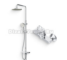 Душевой комплект Смеситель для душа AM.PM X-Joy F85A20000 + Стойка Like F0780200