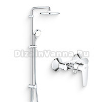 Душевой комплект Смеситель для душа Grohe Start 23347001 + Стойка Tempesta Cosmopolitan System 250 26675000