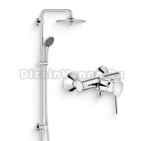 Душевой комплект Смеситель для душа Grohe Start Classic 23786000 + Стойка Vitalio Joy 260 27357002