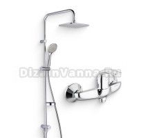 Душевой комплект Смеситель для душа Damixa RedBlu Palace Bit 312000000 + Стойка RedBlu Palace Evo 974200063