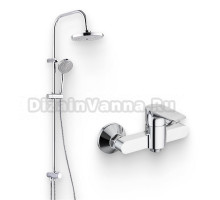 Душевой комплект Смеситель для душа Damixa RedBlu Origin Evo 2 782000000 + Стойка Redblu Origin One 978100000