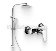 Душевой комплект Смеситель для душа IDDIS Vibe VIBSB00i03WA + Стойка Swipe SWI3F97i76