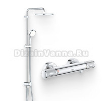 Душевой комплект Термостат Grohe Grohtherm 1000 Performance для душа + Стойка Tempesta Cosmopolitan System 250 26675000