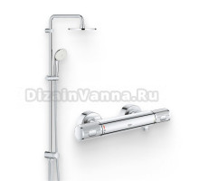 Душевой комплект Термостат Grohe Grohtherm 1000 Performance для душа + Стойка New Tempesta Rustic 26452001