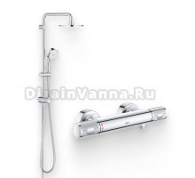 Душевой комплект Термостат Grohe Grohtherm 1000 Performance для душа + Стойка New Tempesta Cosmopolitan 27394002
