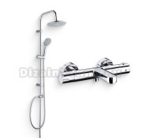 Душевой комплект Термостат Olive'S Termo 34200TM для ванны с душем + Стойка KDC01