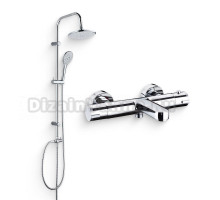 Душевой комплект Термостат Olive'S Termo 34200TM для ванны с душем + Стойка KDC02
