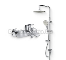 Душевой комплект Смеситель AM.PM Like F8010016 + Стойка F0780064