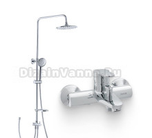 Душевой комплект Смеситель Swedbe Olymp 1830 + Стойка Calypso 5075