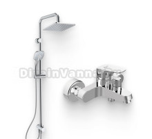 Душевой комплект Смеситель Ideal Standard Ceraflex B1740AA + Стойка IdealRain cube IdealRain Cube A5862AA