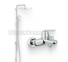 Душевой комплект Смеситель Grohe Eurosmart Cosmopolitan 32831000 + Стойка Tempesta Cosmopolitan System 250 Tempesta Cosmopolitan System 250 26694000