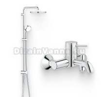 Душевой комплект Смеситель Grohe BauClassic 32865000 + Стойка Tempesta Cosmopolitan System 250 26675000