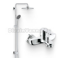 Душевой комплект Смеситель Grohe Get 32887000 + Стойка Vitalio Joy 260 27357002