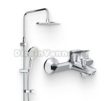 Душевой комплект Смеситель AM.PM Sunny F85C10000 + Стойка Tender F0745A000