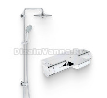Душевой комплект Термостат Grohe Grohtherm 2000 New 34464001 для ванны с душем + Стойка Euphoria 27421002