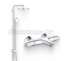 Душевой комплект Термостат Grohe Grohtherm 1000 New 34155003 для ванны с душем + Стойка Tempesta Cosmopolitan System 250 26675000