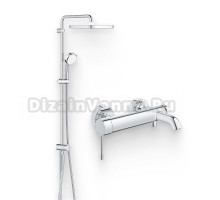 Душевой комплект Смеситель Grohe Essence New 33624001 + Стойка Tempesta Cosmopolitan System 250 Tempesta Cosmopolitan System 250 26694000