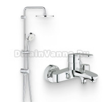Душевой комплект Смеситель Grohe Eurostyle Cosmopolitan 33591002 + Стойка New Tempesta Cosmopolitan 27394002