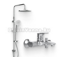 Душевой комплект Смеситель AM.PM Spirit V2.1 F71A10000 + Стойка Spirit V2.0 F0770A100