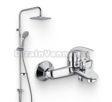 Душевой комплект Смеситель Damixa RedBlu Palace Bit 311000000 + Стойка RedBlu Palace Evo 974200063
