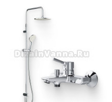 Душевой комплект Смеситель AM.PM X-Joy S F85B10000 + Стойка Gem F0790000