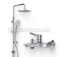 Душевой комплект Смеситель AM.PM X-Joy S F85B10000 + Стойка Like F0780064