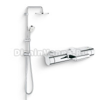 Душевой комплект Термостат Grohe Grohtherm 2000 New 34174001 для ванны с душем + Стойка New Tempesta Cosmopolitan 27394002