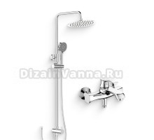 Душевой комплект Смеситель BelBagno Trula TRU-VASM-CRM + Стойка Ancona DOC2FD CRM