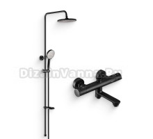 Душевой комплект Термостат Swedbe Hermes 9042В для ванны с душем + Стойка 5104B
