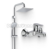 Душевой комплект Смеситель Ideal Standard Cerafine D BC494AA + Стойка IdealRain cube IdealRain Cube A5862AA