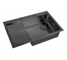 Кухонная мойка ZorG LUX 7851-R GRAFIT